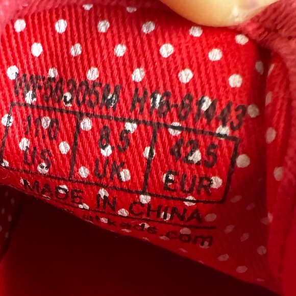 Keds x Disney Minnie Mouse canvas sneakers Womens 11 EUC - Picture 8 of 8